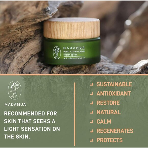 🌿 MADAMUA Detox Antioxidant Facial Moisturizer // Valencia, Spain ~ NIB! - Picture 3 of 10